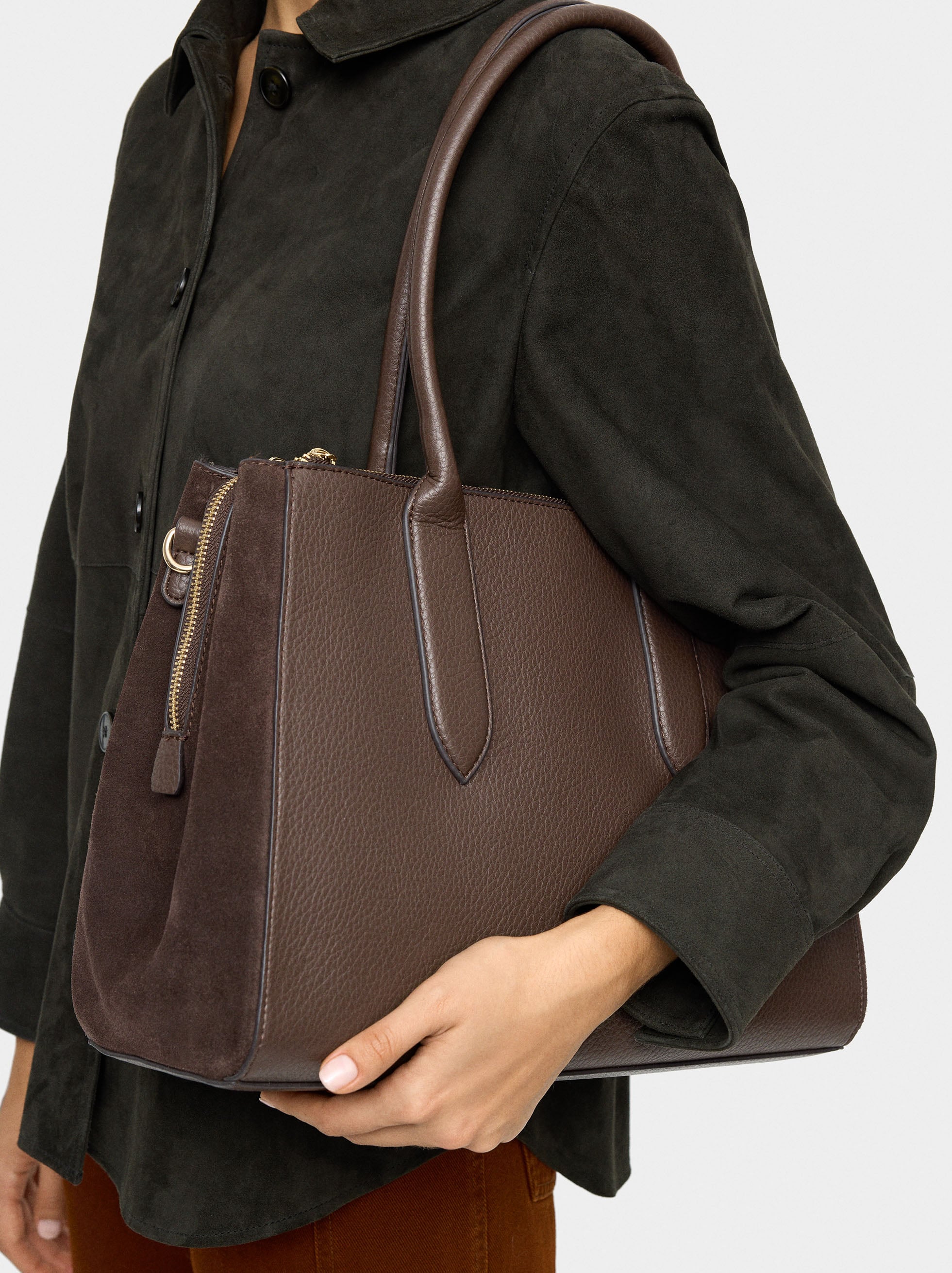 Bolso Para Portátil 13" Con Detalles De Piel
