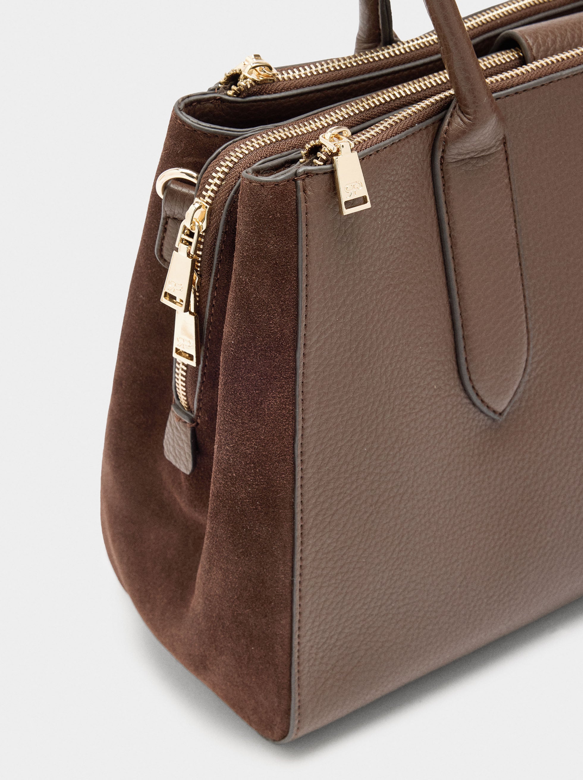 Bolso Para Portátil 13" Con Detalles De Piel