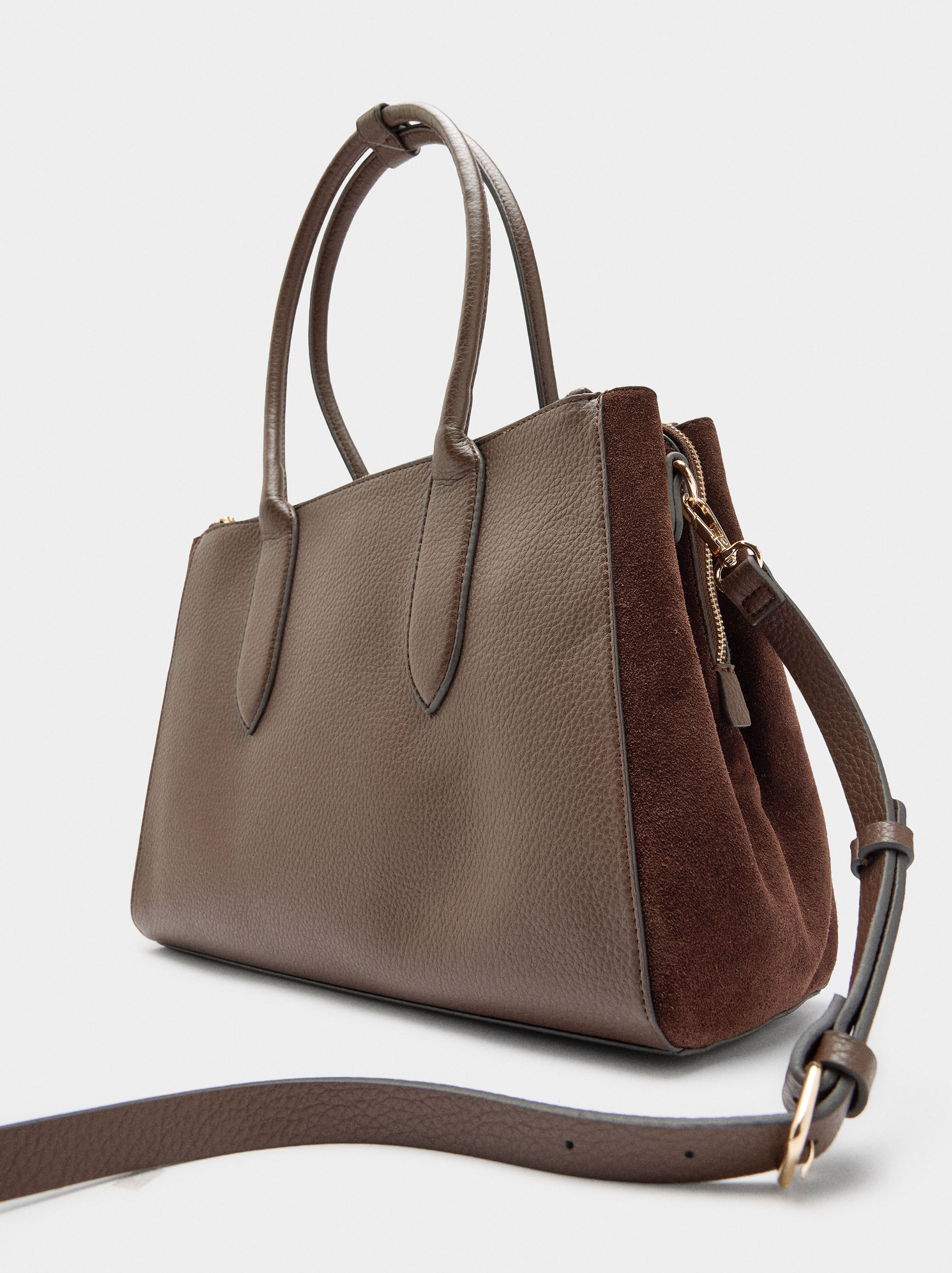 Bolso Para Portátil 13" Con Detalles De Piel