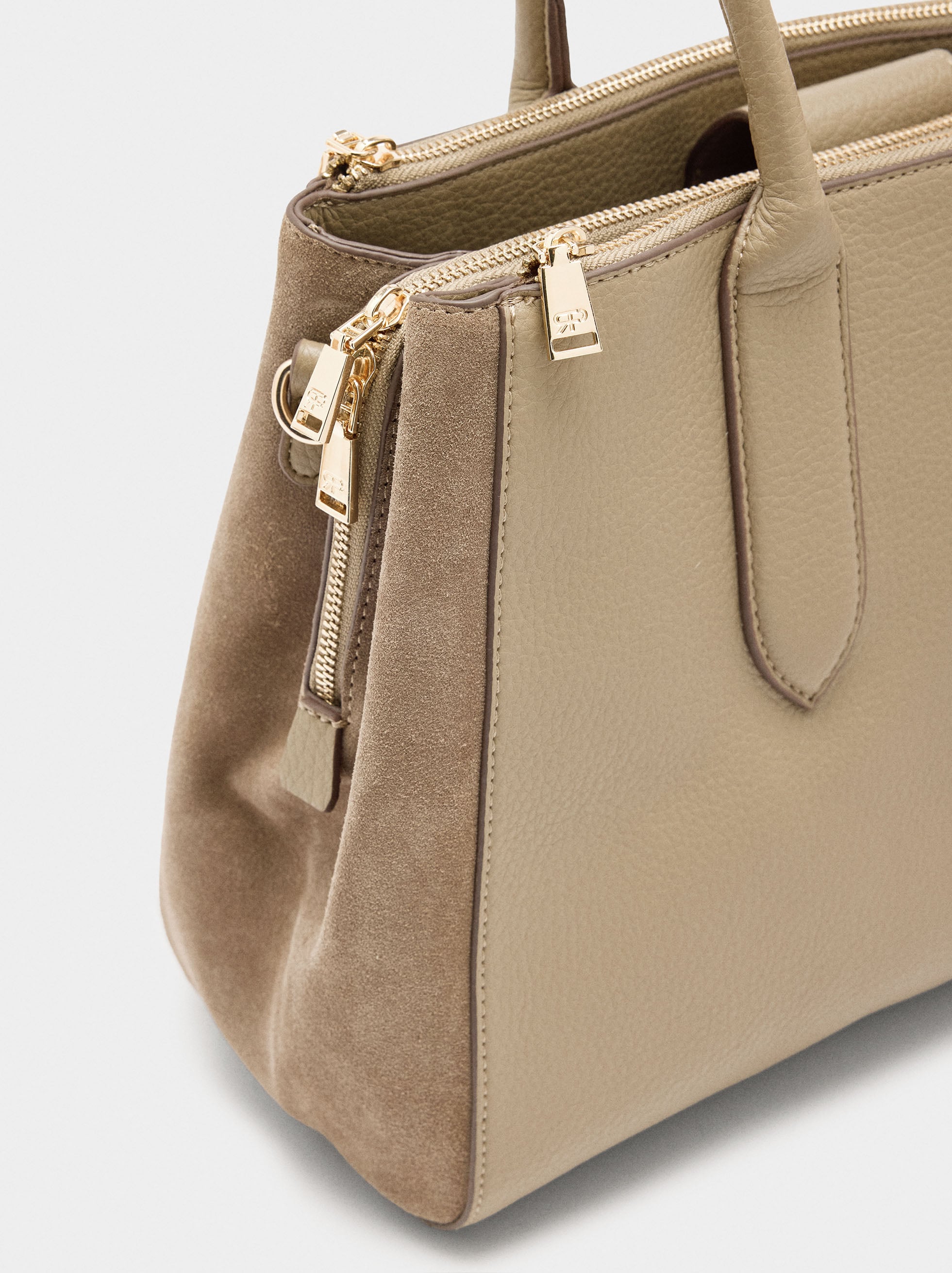 Bolso Para Portátil 13" Con Detalles De Piel