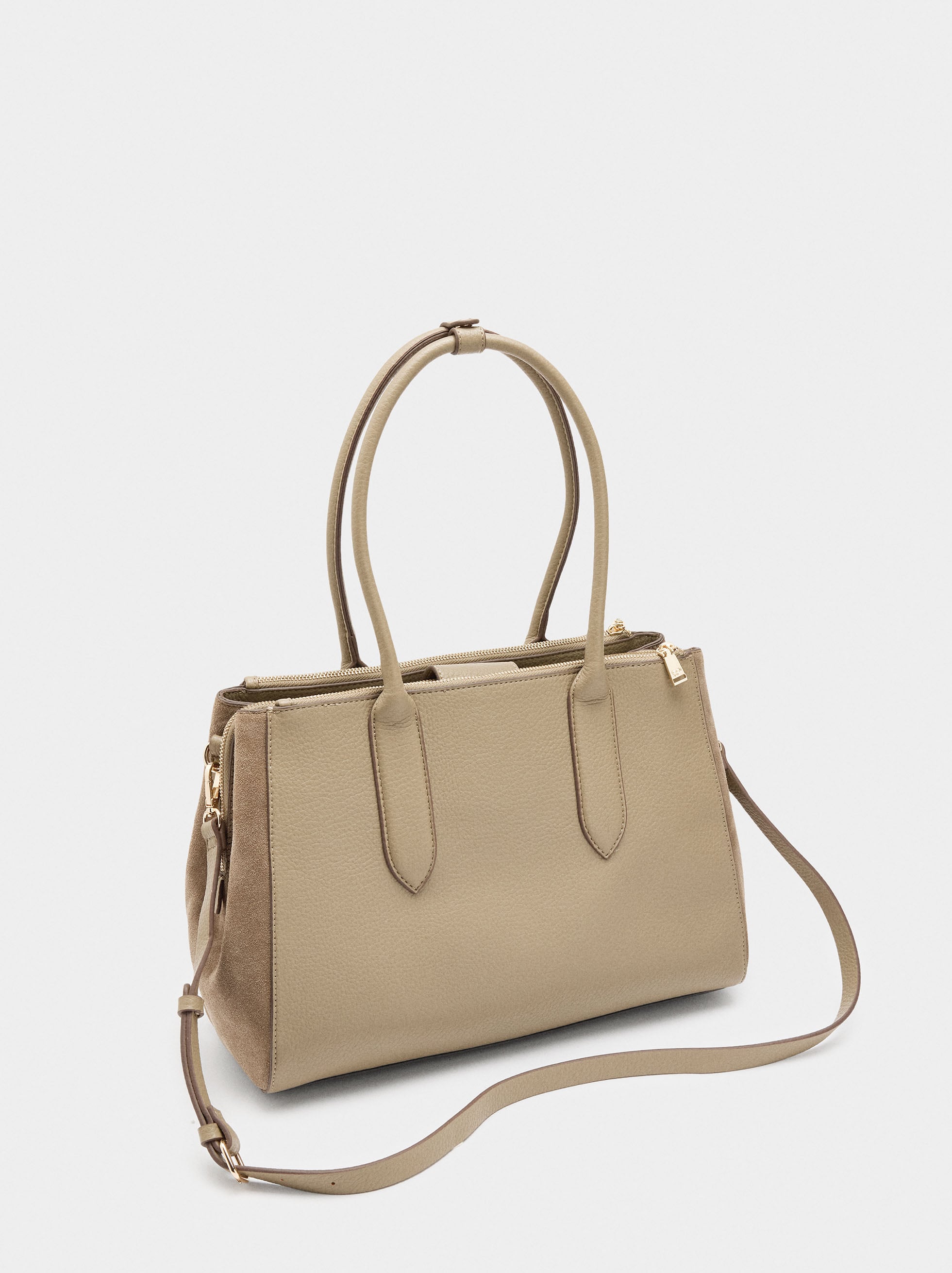 Bolso Para Portátil 13" Con Detalles De Piel