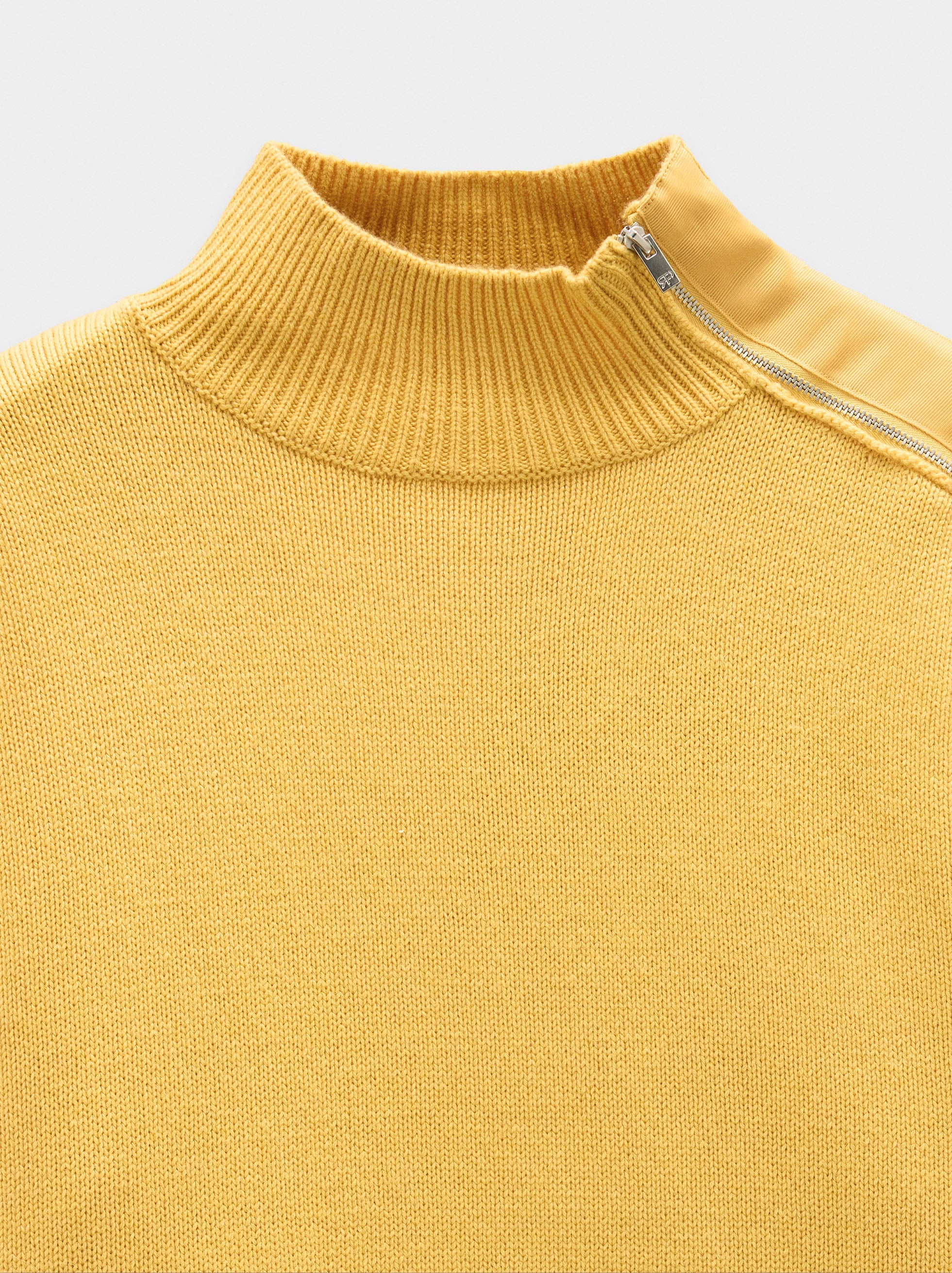 Jersey De Punto Con Cremallera