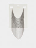 Collar Largo Babero De Cadenas