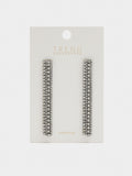 Pendientes Largos De Cadenas Con Cristales