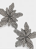 Pendientes De Flor Con Cristales