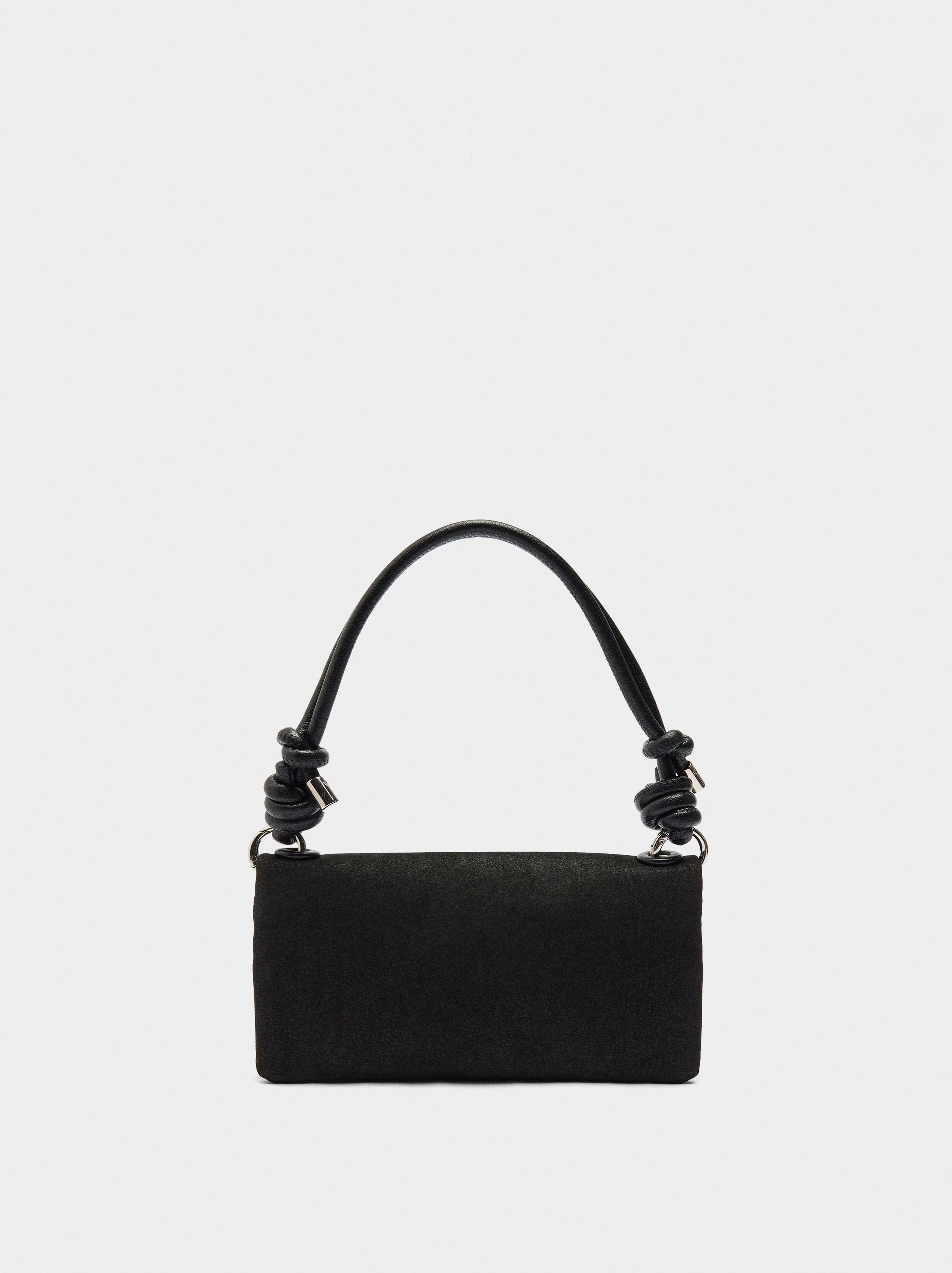 Mini Bolso Efecto Piel Estilo Cartera