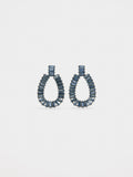 Pendientes Maxi Ovalados De Cristales
