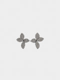 Pendientes Maxi Flor Con Cristales