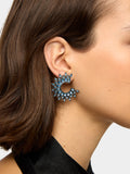 Pendientes Maxi Aros Con Cristales