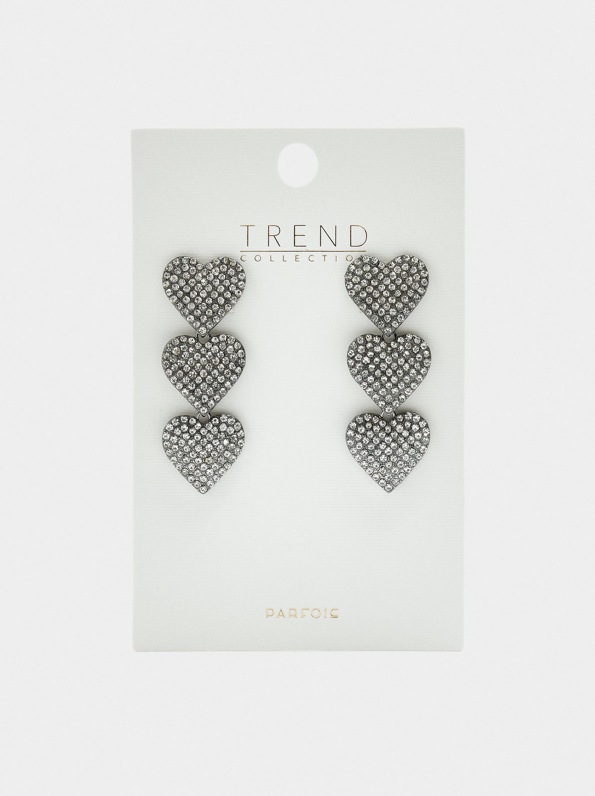 Pendientes Maxi Con Corazones