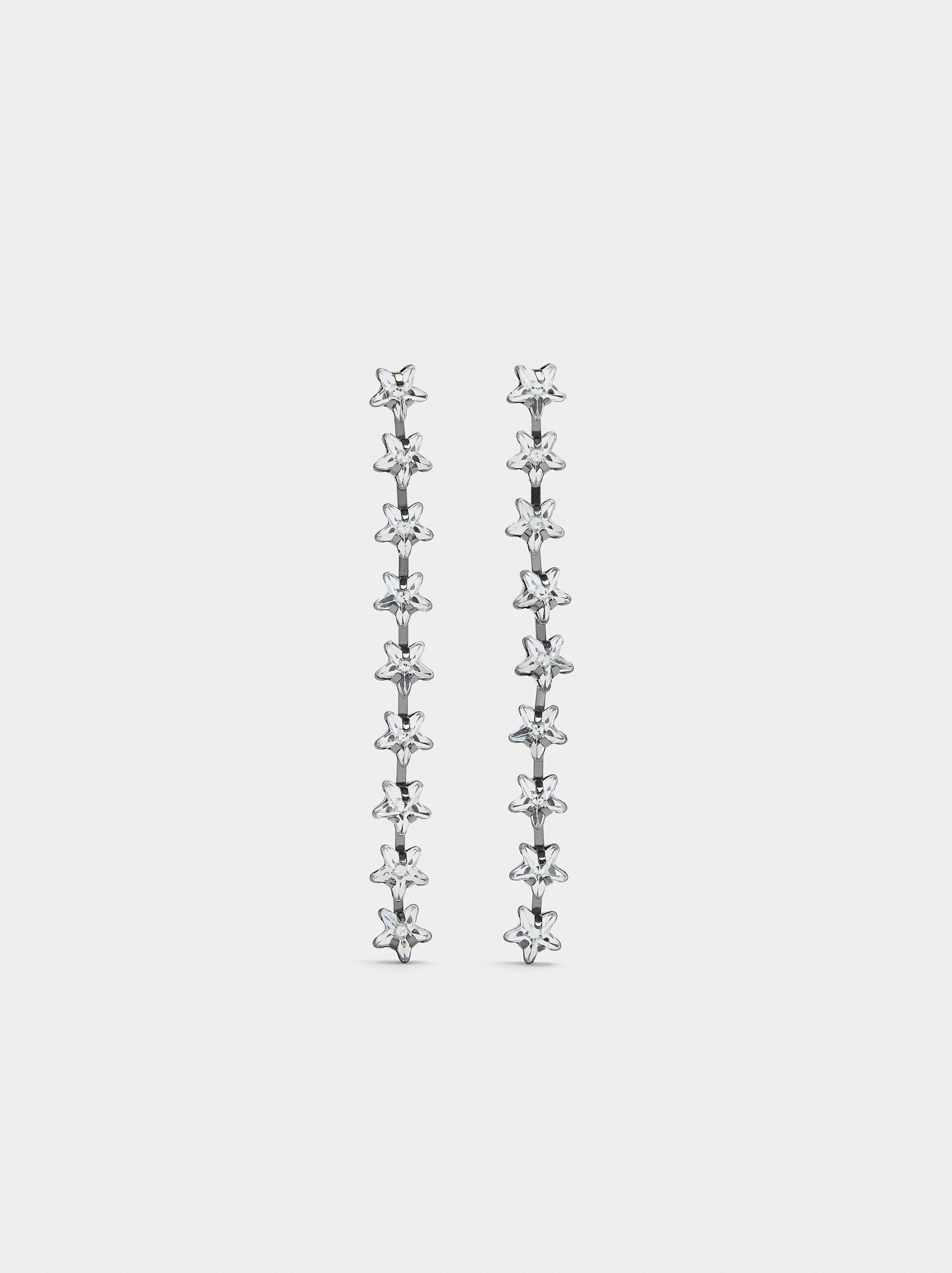 Pendientes Largos De Estrellas
