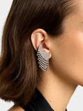Pendientes Ear Jacket Asas De Cristales