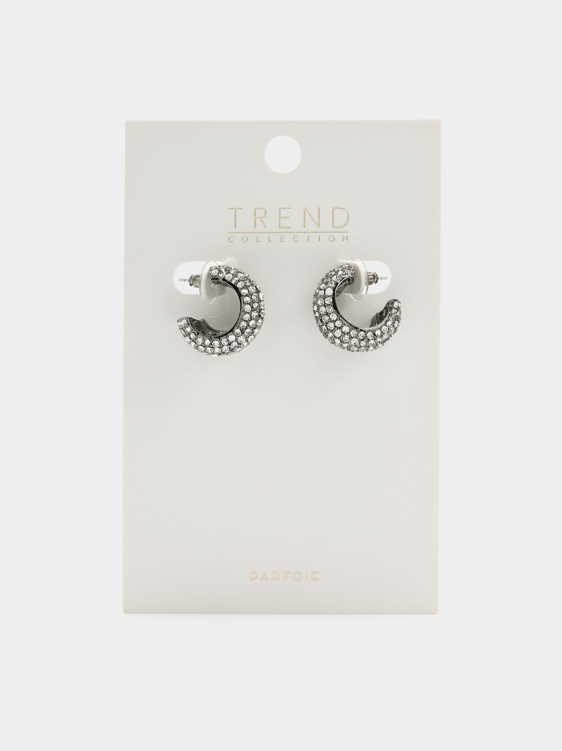 Aros Abiertos De Efecto Doble Con Cristales