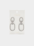 Pendientes Maxi Aro Doble Con Cristales