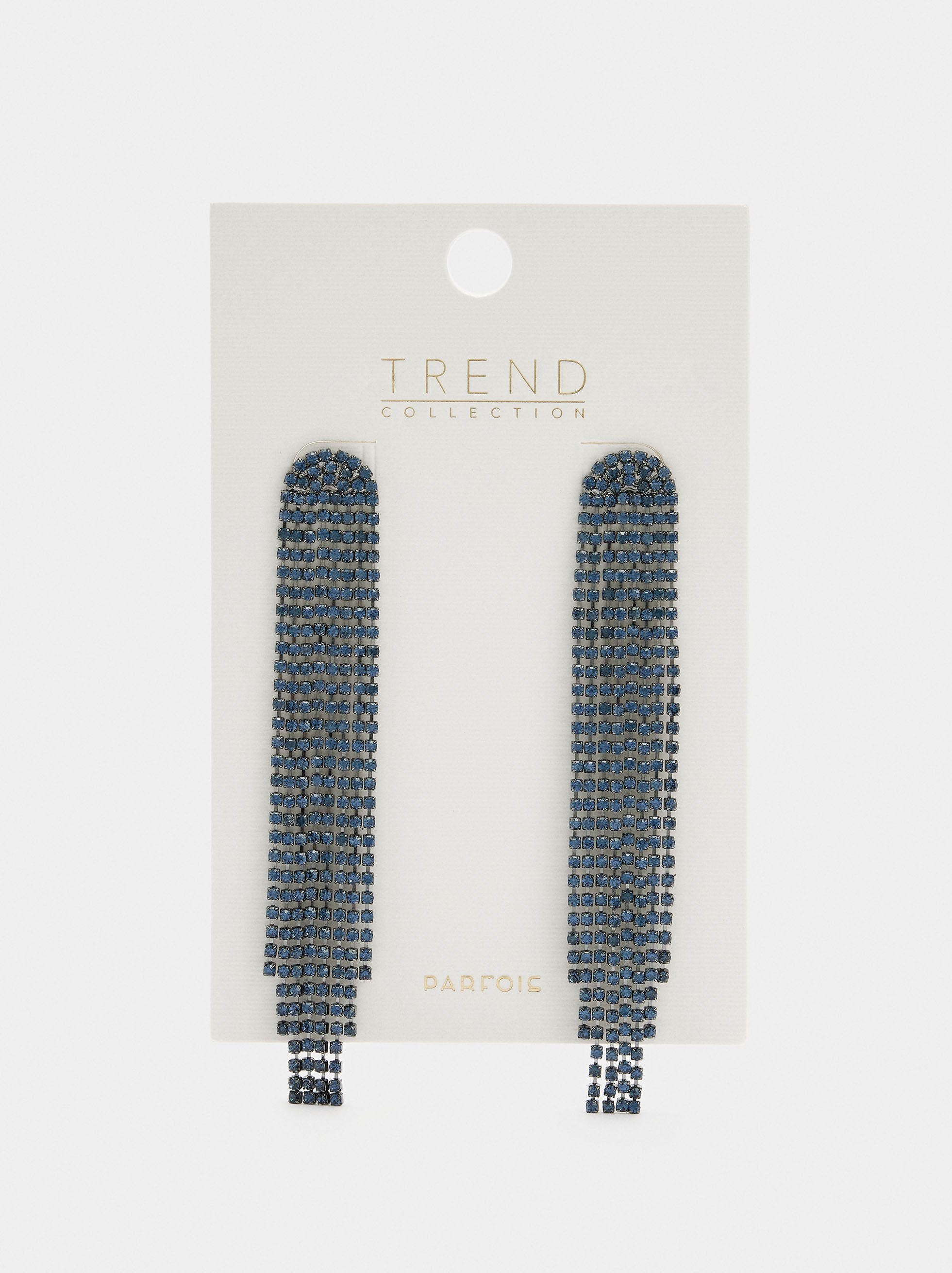 Pendientes Maxi Largos De Cristales