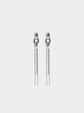 Pendientes Largos Con Cadenas - Acero Inoxidable