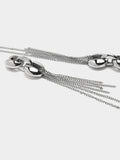 Pendientes Largos Con Cadenas - Acero Inoxidable