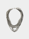 Collar Maxi Múltiple De Cristales