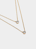 Set De Collares De Eslabones Con Circonitas