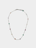 Collar Con Circonitas Multicolor