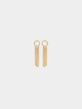 Pendientes Largos Aros Con Flecos