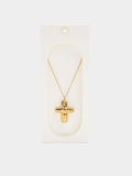 Collar Con Colgante De Cruz - Acero Inoxidable