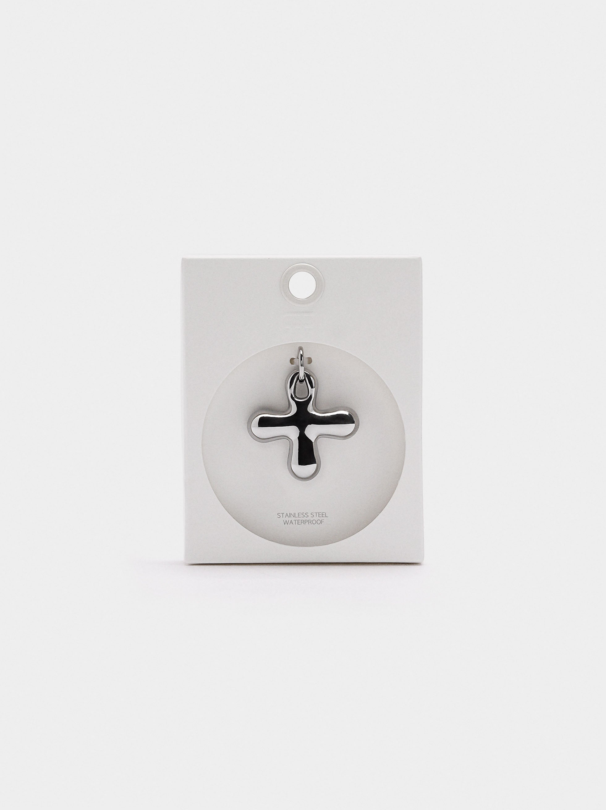 Charm Cruz - Acero Inoxidable