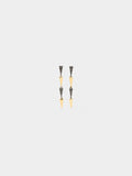 Pendientes Romboides Con Circonitas
