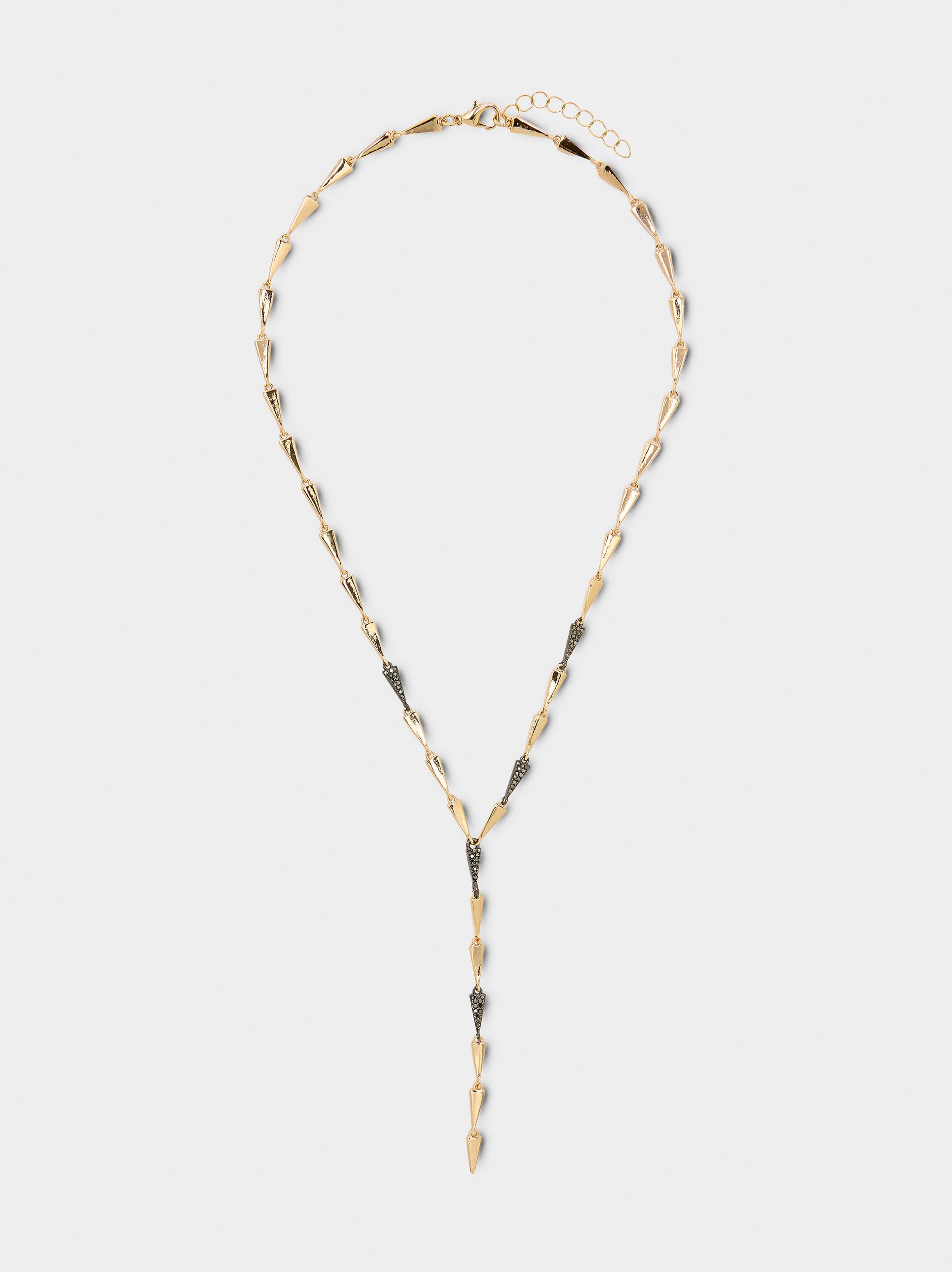 Collar Rombos Con Circonitas