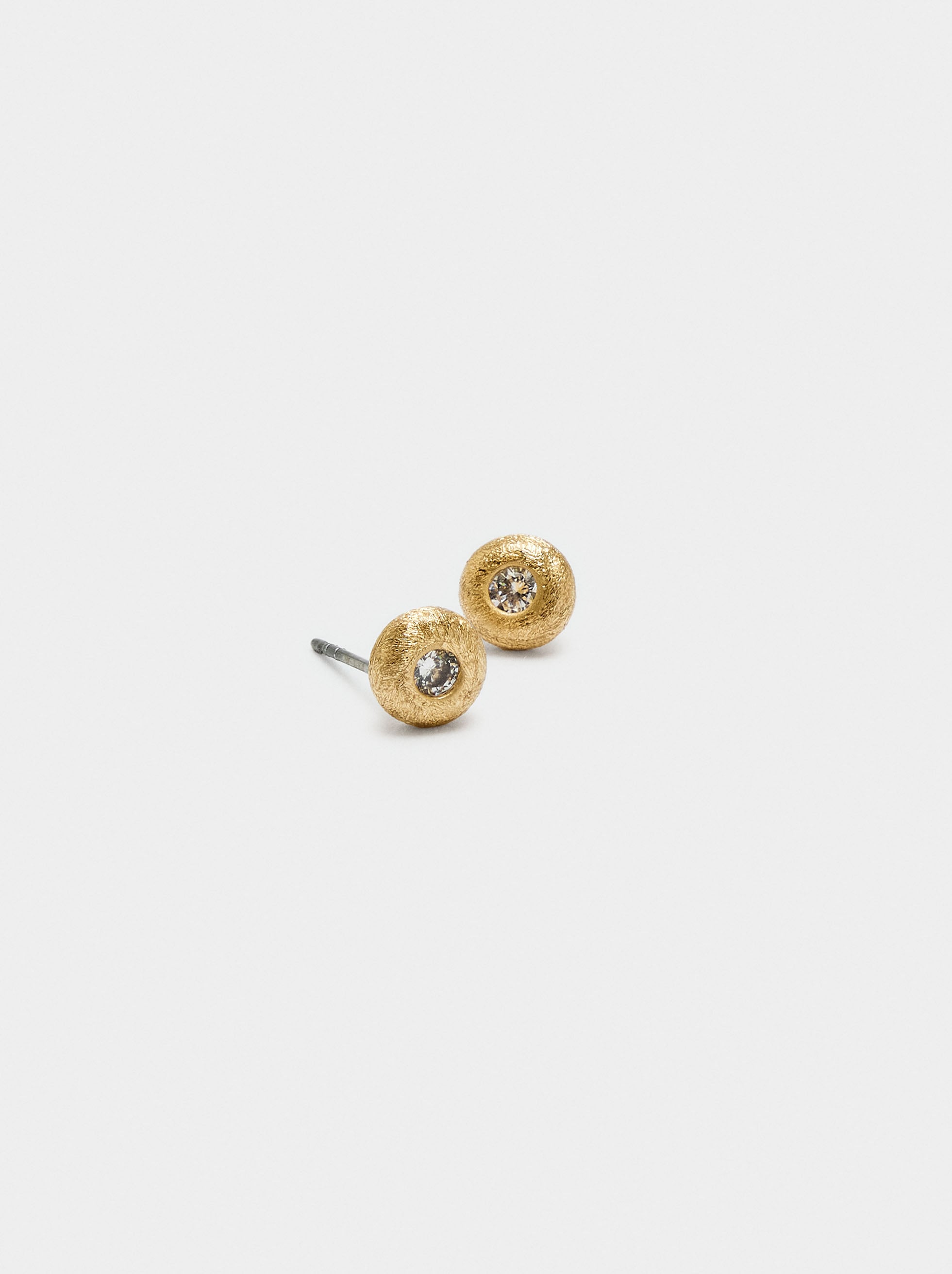 Pendientes Redondos Con Circonitas