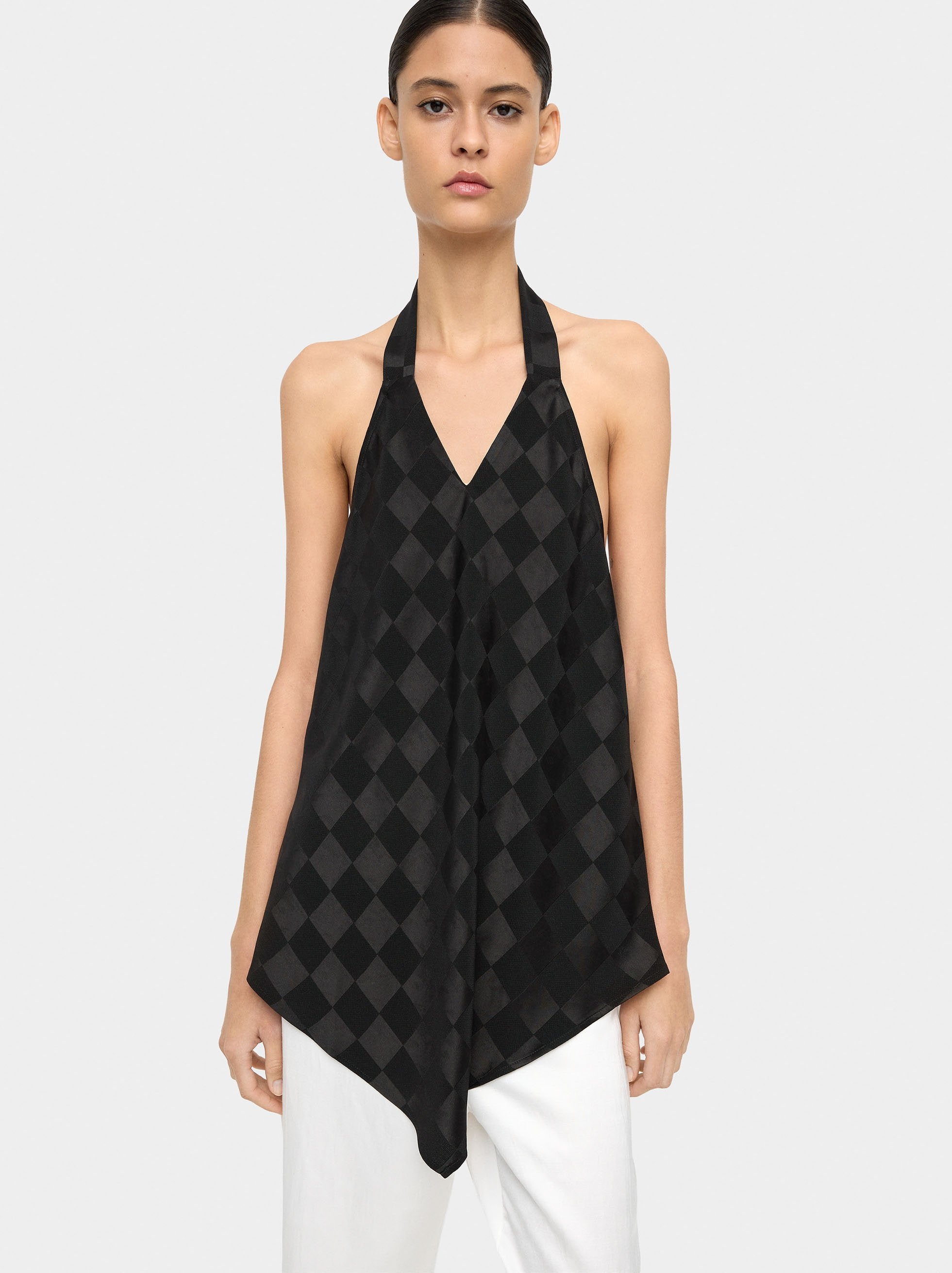 Top De Rombos Satinados