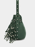 Bolso De Fiesta Con Flecos Y Cuentas