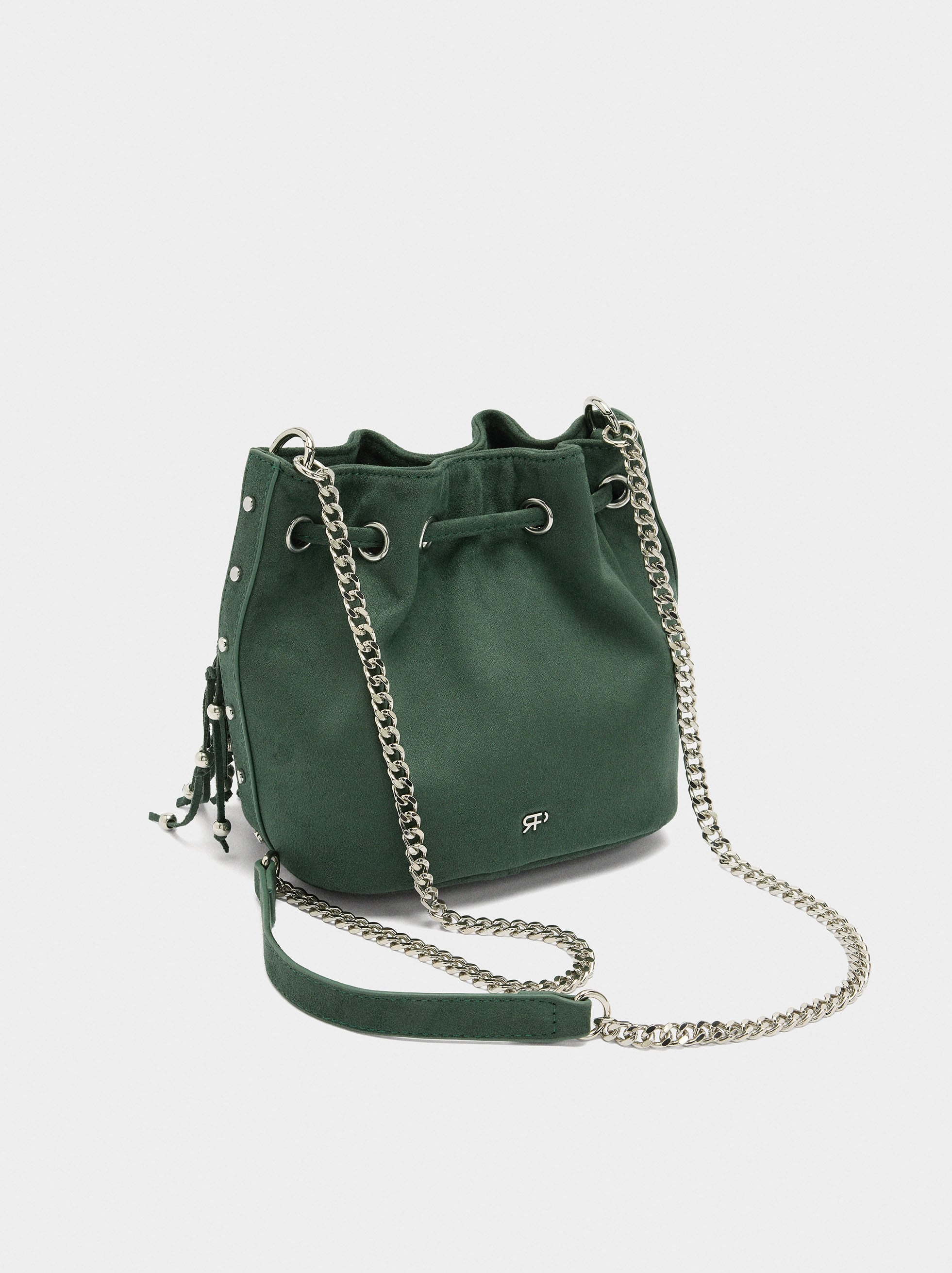 Bolso De Fiesta Con Flecos Y Cuentas