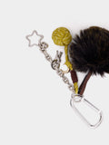 Llavero Charm Pompón Y Estrella