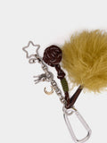 Llavero Charm Pompón Y Estrella
