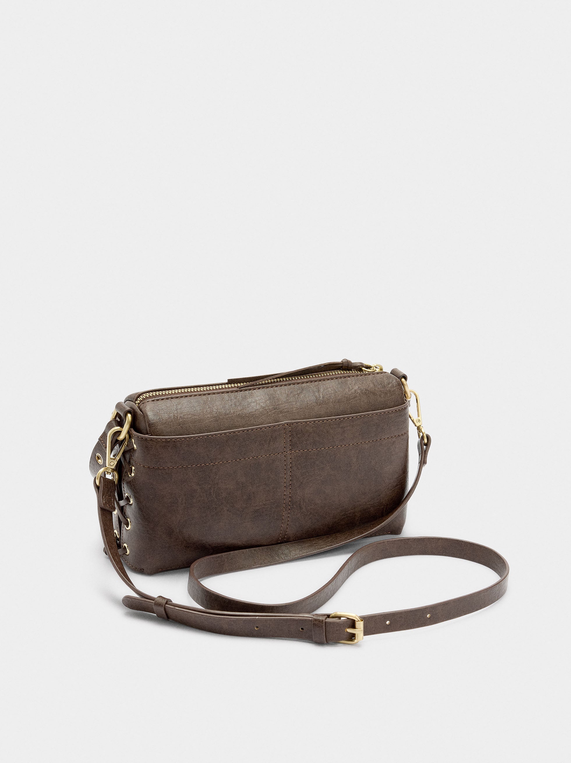 Bolso De Hombro Trenzado