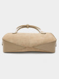 Bolso De Hombro Con Detalles De Piel