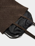 Bolso Shopper De Piel Trenzada