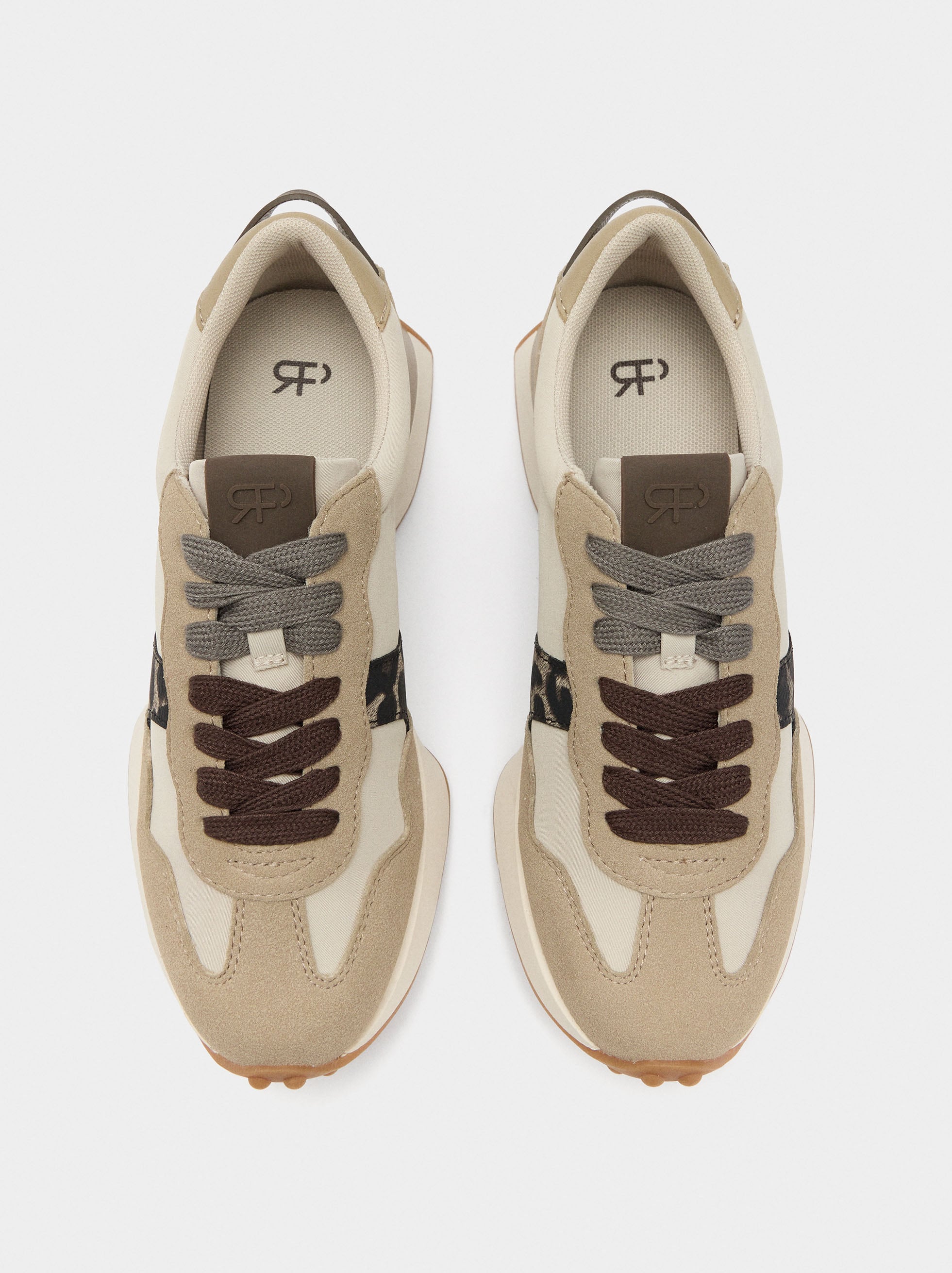 Zapatillas Con Detalles Estampado Animal