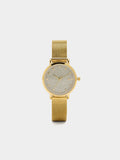 Reloj De Malla Metálica De Acero Inoxidable
