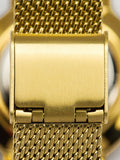 Reloj De Malla Metálica De Acero Inoxidable