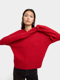 Jersey De Punto Escote En V