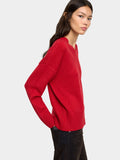 Jersey De Punto Escote En V