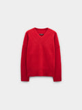 Jersey De Punto Escote En V