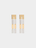 Pendientes Largos Efecto Doble