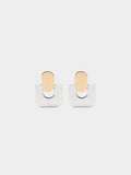 Pendientes Bicolor Cuadrados