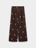 Pantalón Fluido Estampado De Círculos