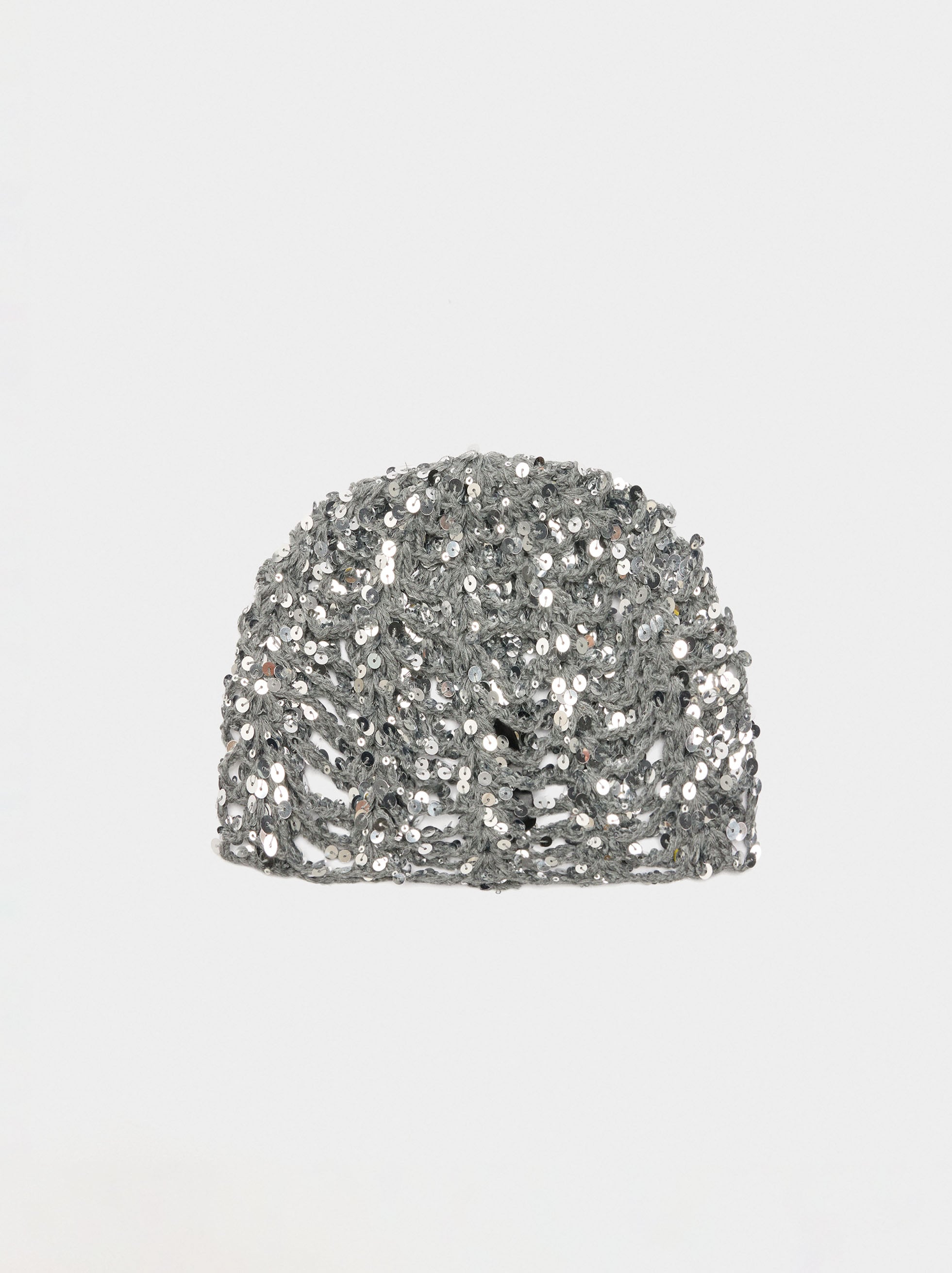 Gorro De Algodón Con Lentejuelas