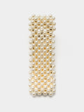 Pinzas Rectangulares Con Perlas