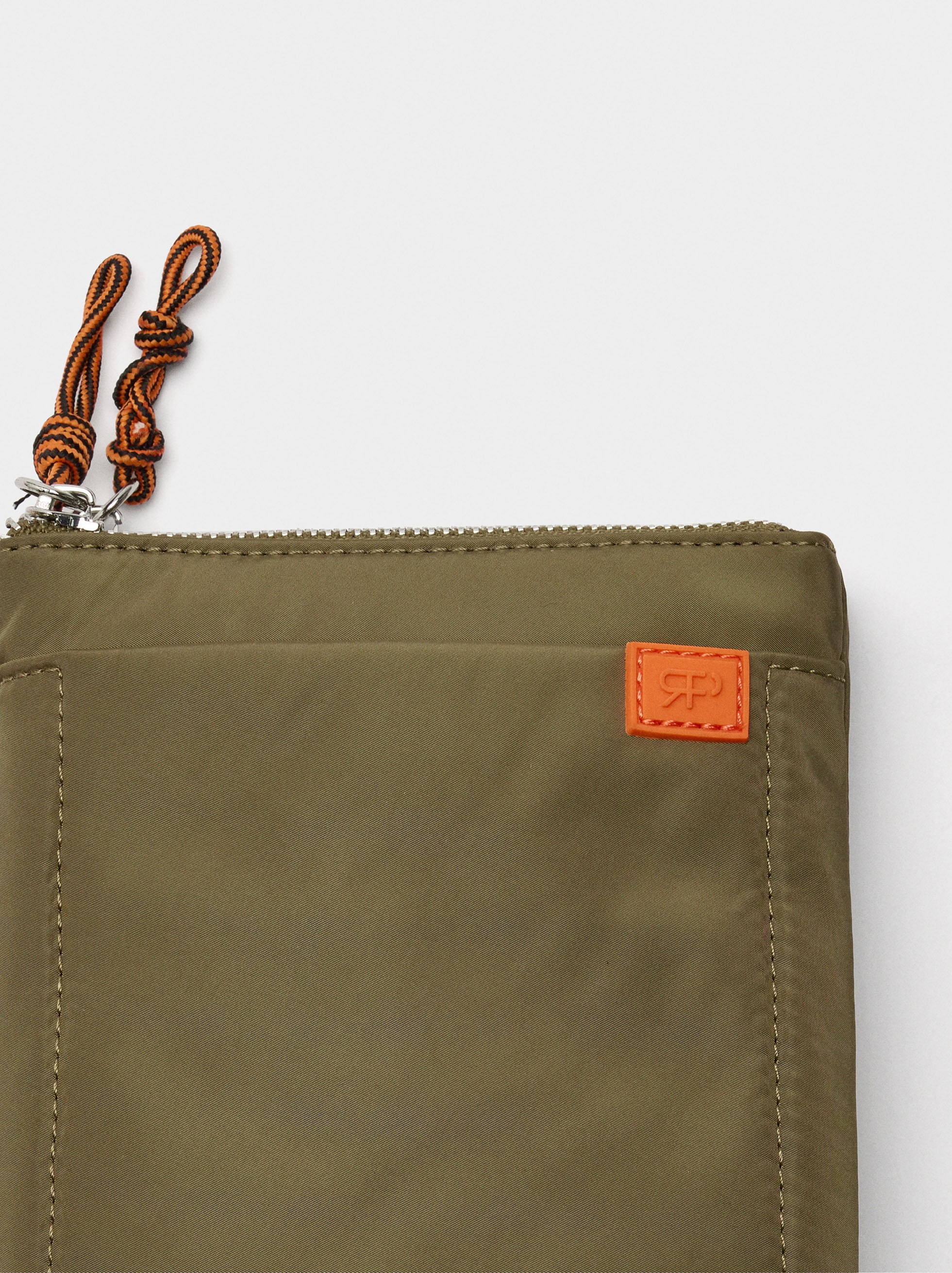 Bolso Bandolera Doble De Nylon